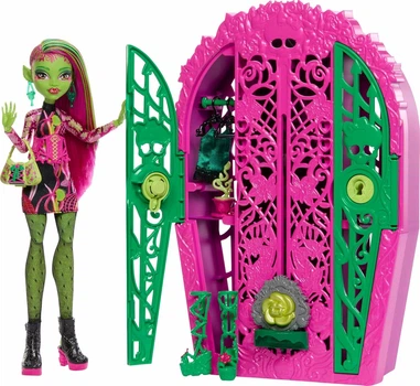 Лялька Mattel Монстер Хай Венера МакФлайтрап Шафа з секретами Monster High Venus McFlytrap Skulltimate Secrets (HYT71)