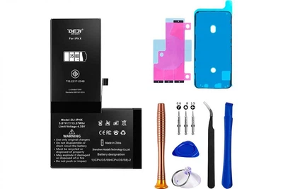 Усиленный аккумулятор DEJI (3500 mAh) для iPhone X + Набор инструментов High Copy