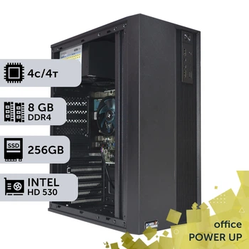 Офисный ПК PowerUp #41 Core i5 6400 / 8 GB / SSD 256GB / Int Video для работы с базами данных бухгалтерскими программами с графикой