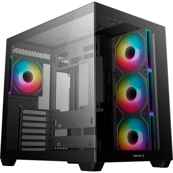 Корпус Deepcool CG530 4F Tempered Glass Black (R-CG530-BKADA4-G-1) Без БП