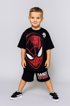 Комплект (футболка, шорти) Spider Man (Людина Павук) 122/128 см Разноцвет UE2406252