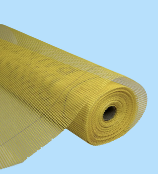 Baustoff Premium M160 160 г/м², 15 м², 4×4 мм– жовта фасадна штукатурна склосітка просиліконена