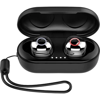 Беспроводные наушники Earbuds Pixus Storm TWS, IPX7, BT5.3, 55mAh, 300mAh, 7h, Black UA UCRF