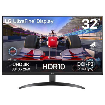 Монитор LG 31.5" 32UR500K-B 2x HDMI, DP, Audio, VA, 3840x2160, 4ms, DCI-P3 90%, FreeSync, HDR10