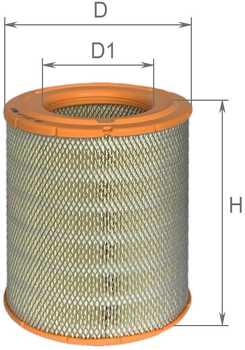 Фильтр воздушный Alpha filter Богдан, Isuzu (AF0167pe)