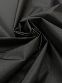 Тканина тентова Оксфорд 420D PU 125г/м2 чорний ш.150см 1 м.п