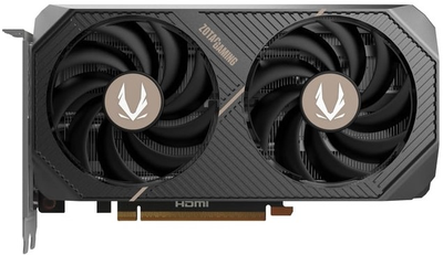 Видеокарта Zotac PCI-Ex GeForce RTX 5060 GAMING AMP 8GB GDDR7 (128bit) (2550/28000) (HDMI, 3 x DisplayPort) (ZT-B50600F-10M)