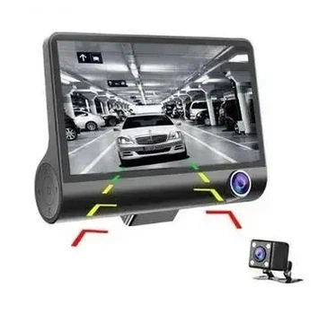 Автомобільний реєстратор 1080P FHD 3 камери кут огляду 170°