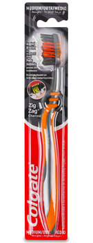 Щітка зубна Colgate Zig Zag Charcoal середньої жорсткості