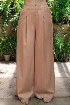 Брюки Forli Брюки с защипами из льна Rachel XS/S Бежевый LN0072-20-09_XS/S