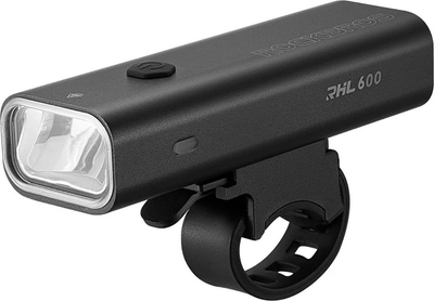 Lampa rowerowa RockBros RHL600 z powerbankiem 2600 mAh 1500 lm IPX6 Black (5907769364662)