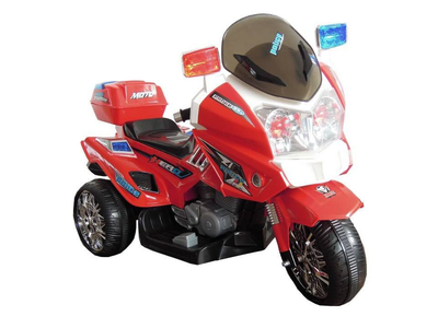 Motocykl elektryczny dla dzieci Lean Toys CH815 Czerwony (5902808151067)