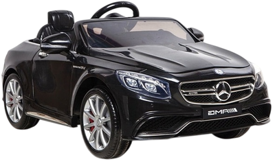 Samochód elektryczny dla dzieci Lean Toys Mercedes S63 AMG lakierowany Czarny (5902808151081)