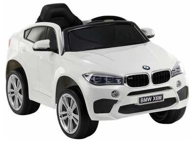 Samochód elektryczny dla dzieci Lean Toys BMW X6 Biały (5902808154822)