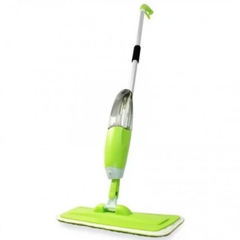 Портативная швабра с распылителем Water Spray Mop Ave, с пульверизатором Зеленая