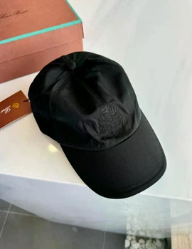 Кепка бейсболка Loro Piana One Size унісекс чорна