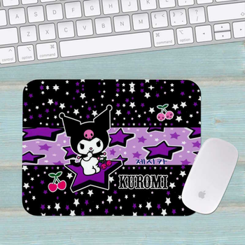 Коврик для мыши Хеллоу Китти Куроми Kuromi Hello Kitty средний 003 (290х250х3мм)