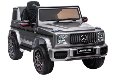 Samochód elektryczny dla dzieci Lean Toys Mercedes G63 AMG BBH-002 lakierowany Srebrny (5902808158523)