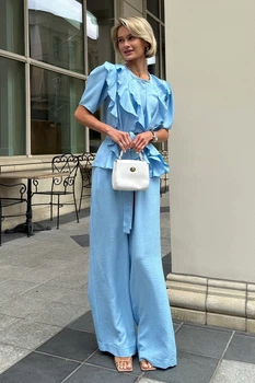 Костюм Jadone Fashion Юкси S голубой