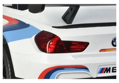 Електромобіль для дітей Lean Toys BMW M6 GT3 Білий (5902808159452)
