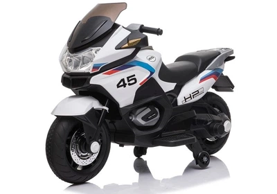 Motocykl elektryczny dla dzieci Lean Toys XMX609 Biały (5908275990031)