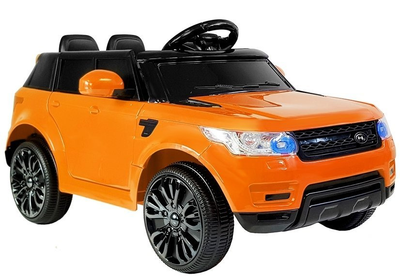 Samochód elektryczny dla dzieci Lean Toys HL1638 Pomarańczowy (5908275993407)