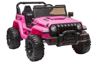 Samochód elektryczny dla dzieci Lean Toys Jeep CH9956 Różowy (5903802450729)