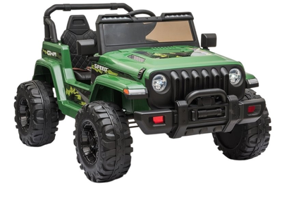 Samochód elektryczny dla dzieci Lean Toys Jeep CH9956 Zielony (5903802450736)