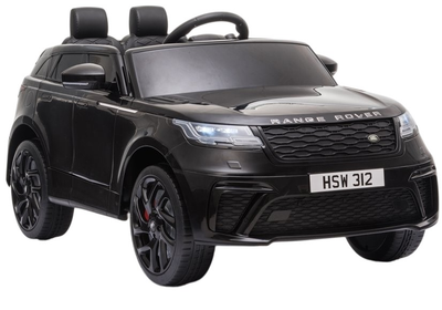 Samochód elektryczny dla dzieci Lean Toys Range Rover lakierowany Czarny (5903802453515)