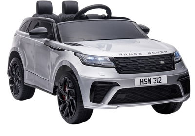 Samochód elektryczny dla dzieci Lean Toys Range Rover lakierowany Srebrny (5903802453546)