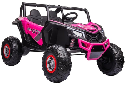 Електромобіль для дітей Lean Toys Buggy UTV-MX Рожевий (5903802453584)