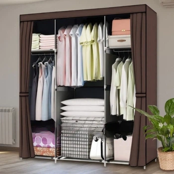 Универсальный тканевый шкаф для хранения вещей HCX wardroвe CL-128