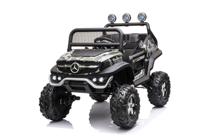 Samochód elektryczny dla dzieci Lean Toys Unimog S lakierowany Moro 9348 (5904204753746)