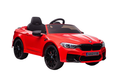 Samochód elektryczny dla dzieci Lean Toys BMW M5 Drift Czerwony (5904204755801)