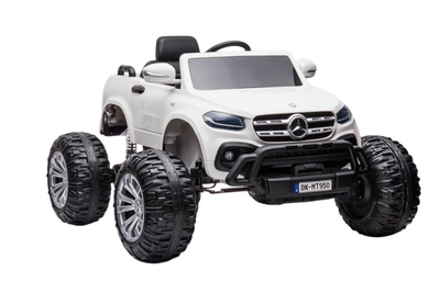 Samochód elektryczny dla dzieci Lean Toys Mercedes DK-MT950 4x4 Biały (5904204756891)