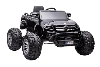 Samochód elektryczny dla dzieci Lean Toys Mercedes DK-MT950 4x4 lakierowany Czarny (5904204756914)