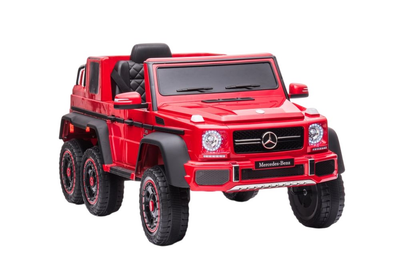 Samochód elektryczny dla dzieci Lean Toys Mercedes Benz G63 6X6 Czerwony (5904204757287)