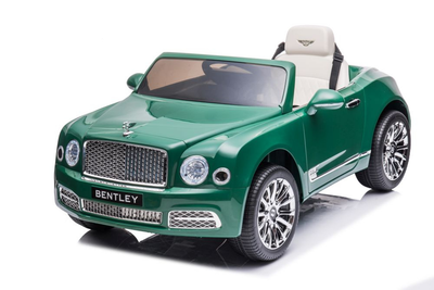 Електромобіль для дітей Lean Toys Bentley Mulsanne лакований Зелений (5904665993842)