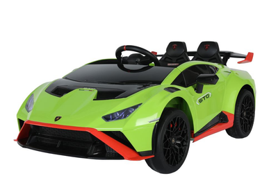 Samochód elektryczny dla dzieci Lean Toys Lamborghini STO Drift Zielony (5905515359030)