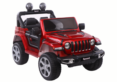 Samochód elektryczny dla dzieci Lean Toys FT-938 4x4 lakierowany Czerwony (5905679070178)