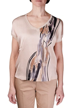 Блузка GERRY WEBER 44 Бежевий 170222/9018