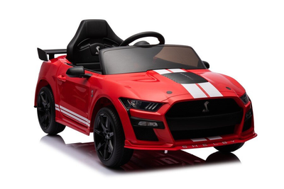 Samochód elektryczny dla dzieci Lean Toys Ford Mustang GT500 Shelby Czerwony (5905991009023)