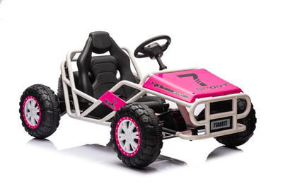 Samochód elektryczny dla dzieci Lean Toys Buggy A8812 24V Różowy (5905991013525)