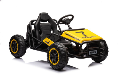 Samochód elektryczny dla dzieci Lean Toys Buggy A8812 24V Pomarańczowy (5905991013532)