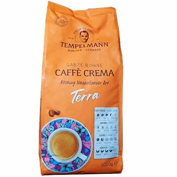 Кава в зернах Tempelmann Terra Сaffe Сrema 1 кг
