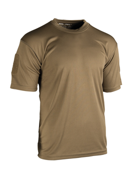 Футболка Mil-Tec швидкосохнуча M Quick Dry T-shirt Coyote (11081019-903-M)