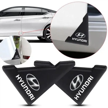 Захист кутів дверей LinkNexGen Hyundai 2шт чорні посилені 45х58х47 мм гума (на скотчі)