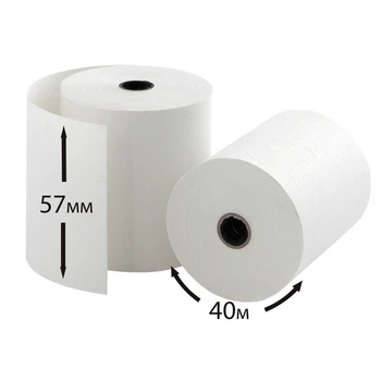 Кассовая лента 57мм x 40м 10 штук