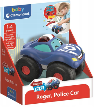 Samochodzik Clementoni Baby Roger, Police Car 17543 (8005125175437)