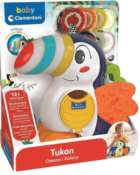  Zabawka interaktywna Clementoni Baby Tukan Owoce i kolory 50383 (8005125503834)